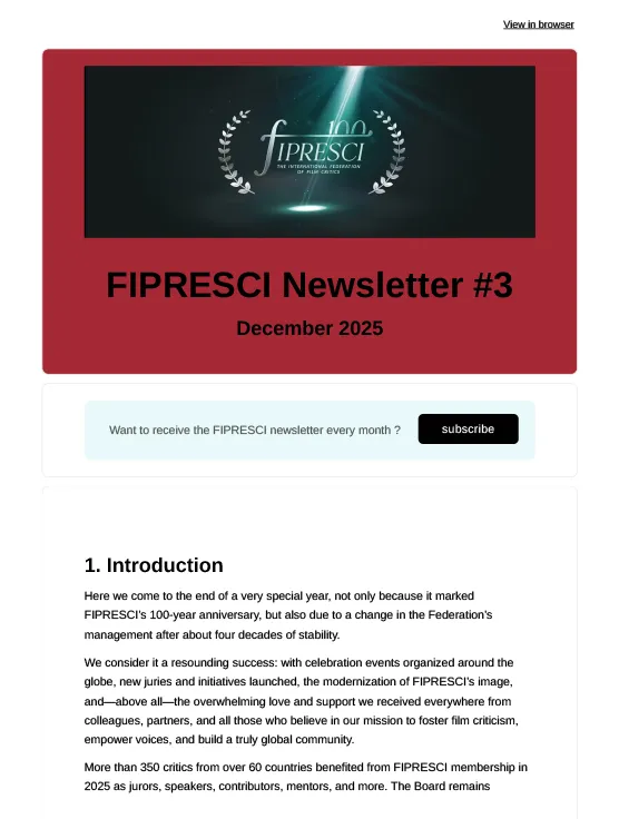 Newsletter #3