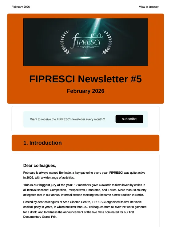 Newsletter #5